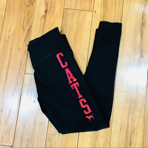 Victoria secret Pink CATS  Arizona wildcats pants leggings tights - Picture 1 of 8